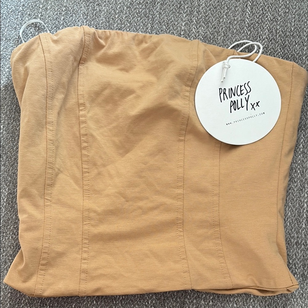 Princess Polly Camel Corset Top